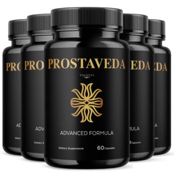Valdivia (5 Pack) Prostaveda Capsules Prostaveda Supplement, Premium Formula, Natural Vitamins for Health & Wellness - 300 Capsules for 5 Months