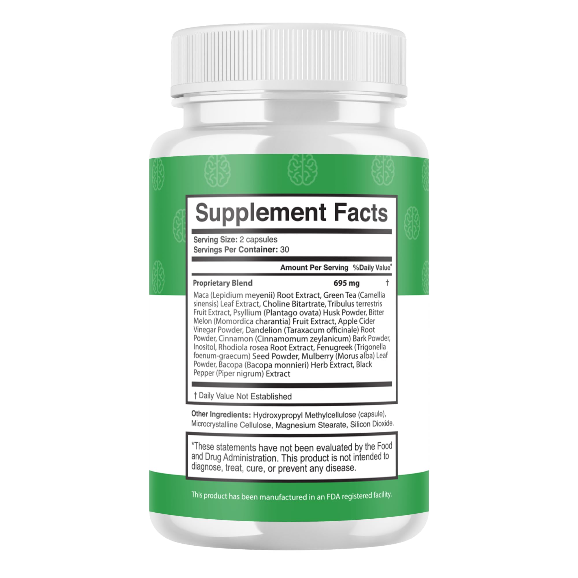 Valdivia (2 Pack) MindBliss Capsules Mind Bliss Supplement, Premium Formula, Natural Vitamins for Health & Wellness - 120 Capsules for 2 Months