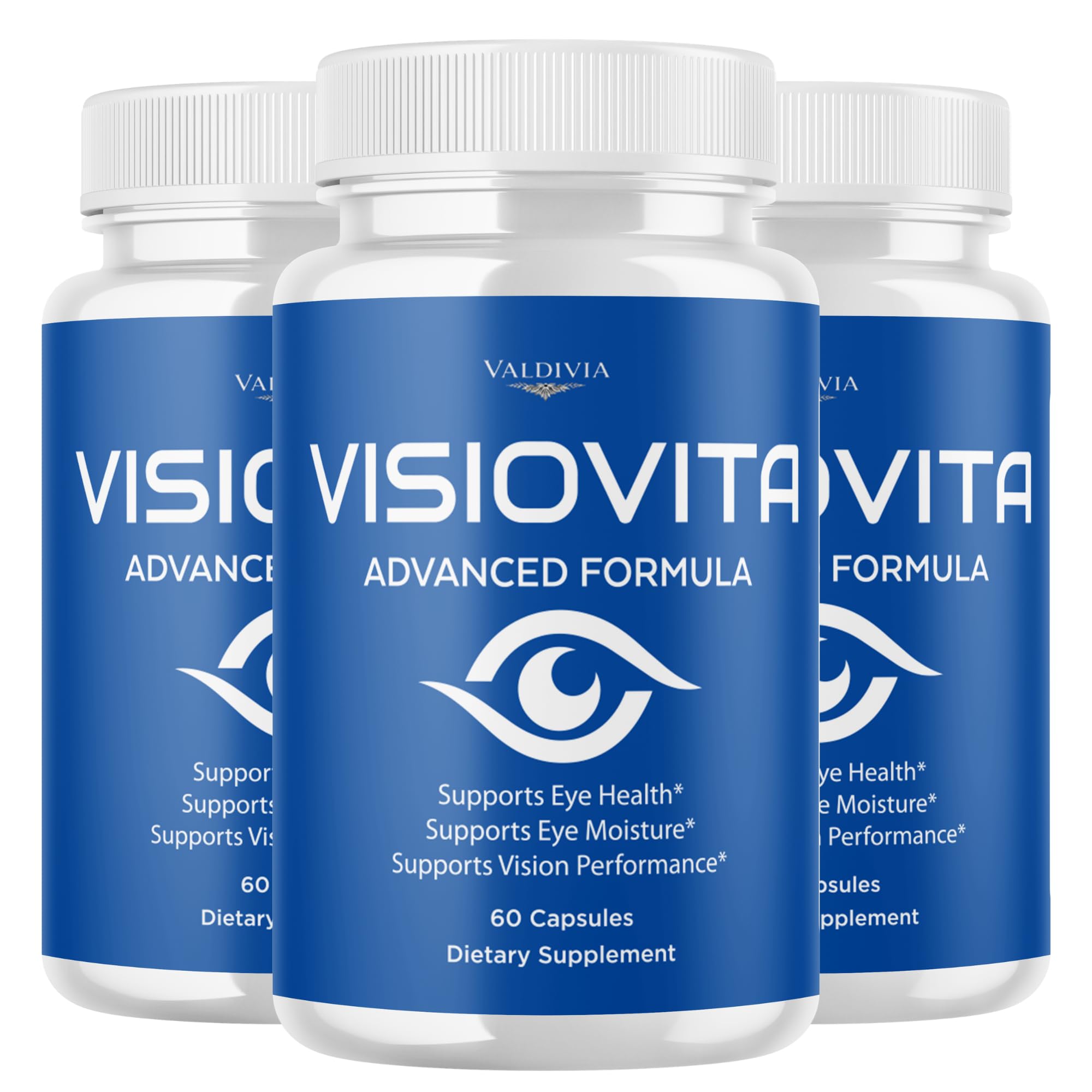Valdivia (3 Pack) Visiovita Capsules Visiovita Supplement, Premium Formula, Natural Vitamins for Health & Wellness - 180 Capsules for 3 Months