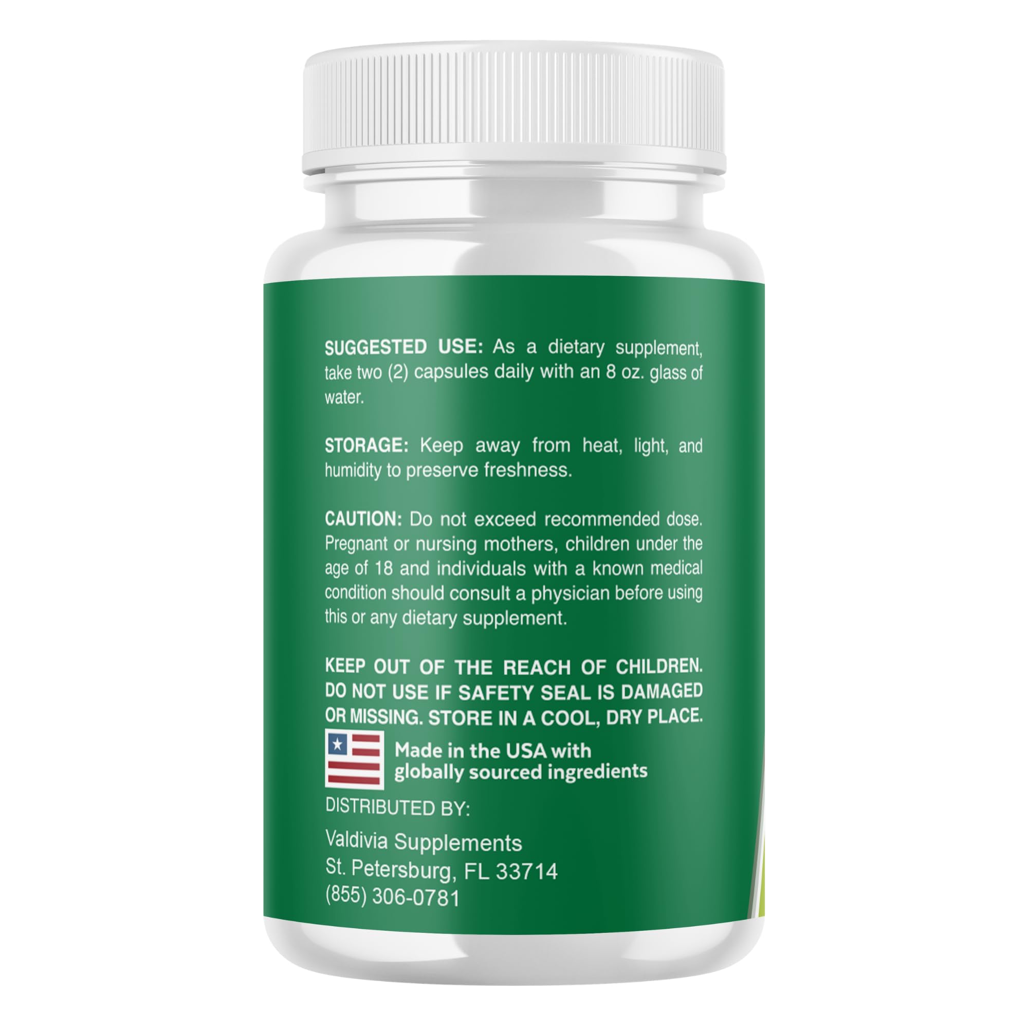 Valdivia Defenox Capsules Defenox Supplement, Premium Formula, Natural Vitamins for Health & Wellness - 60 Capsules for 1 Month