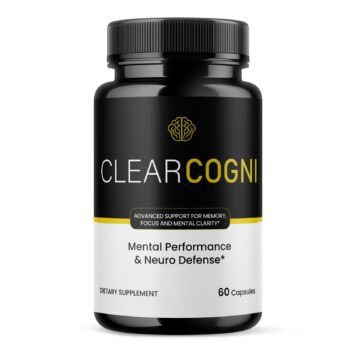 Clear Cogni Dietary Supplement, 60 Capsules (1 Bottle)