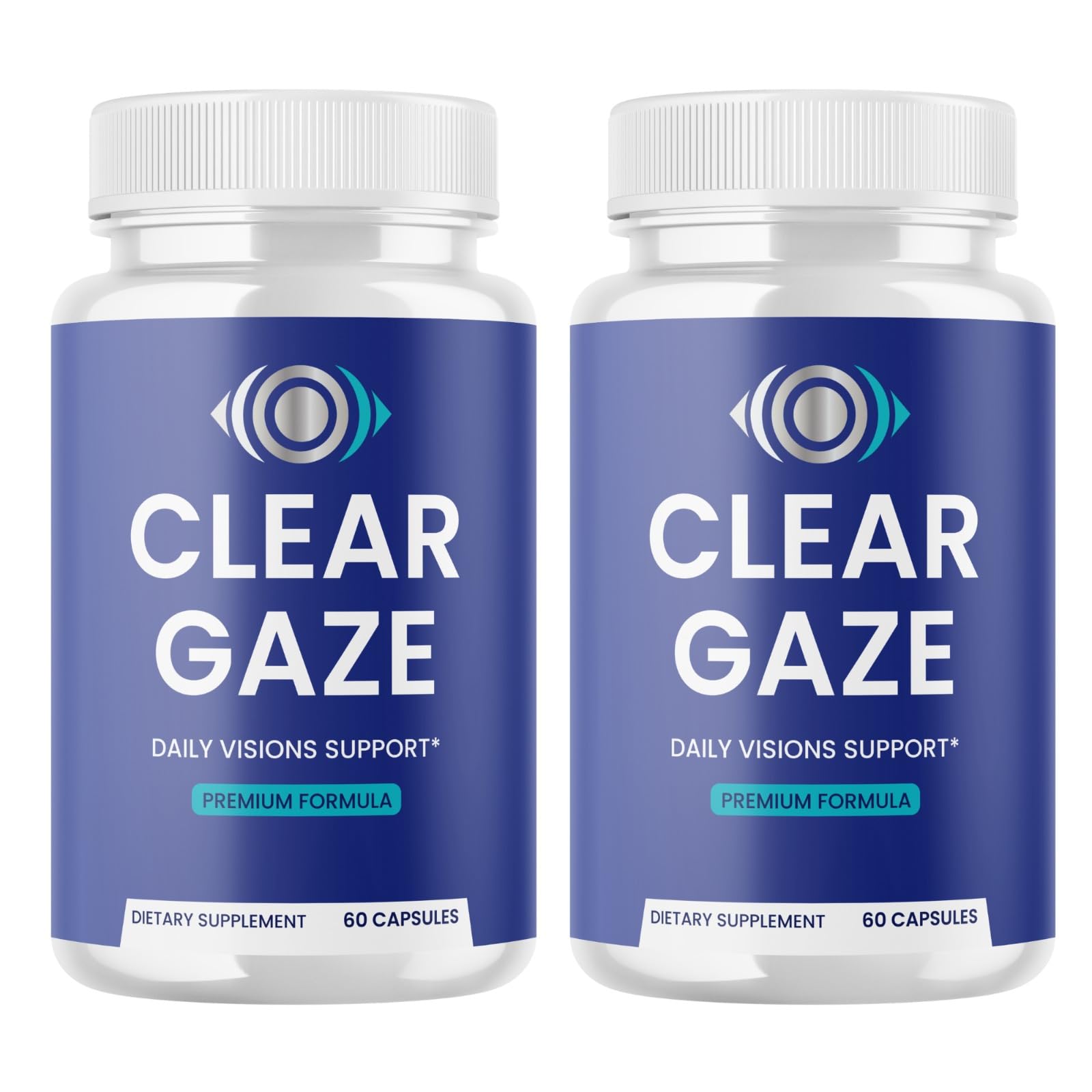ClearGaze - 2 Bottles, 60 Capsules Each