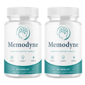 MemoDyne Dietary Supplement, 2 Bottles (60 Capsules Each)