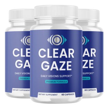 Clear Gaze Dietary Supplement - 3 Bottles, 60 Capsules Each