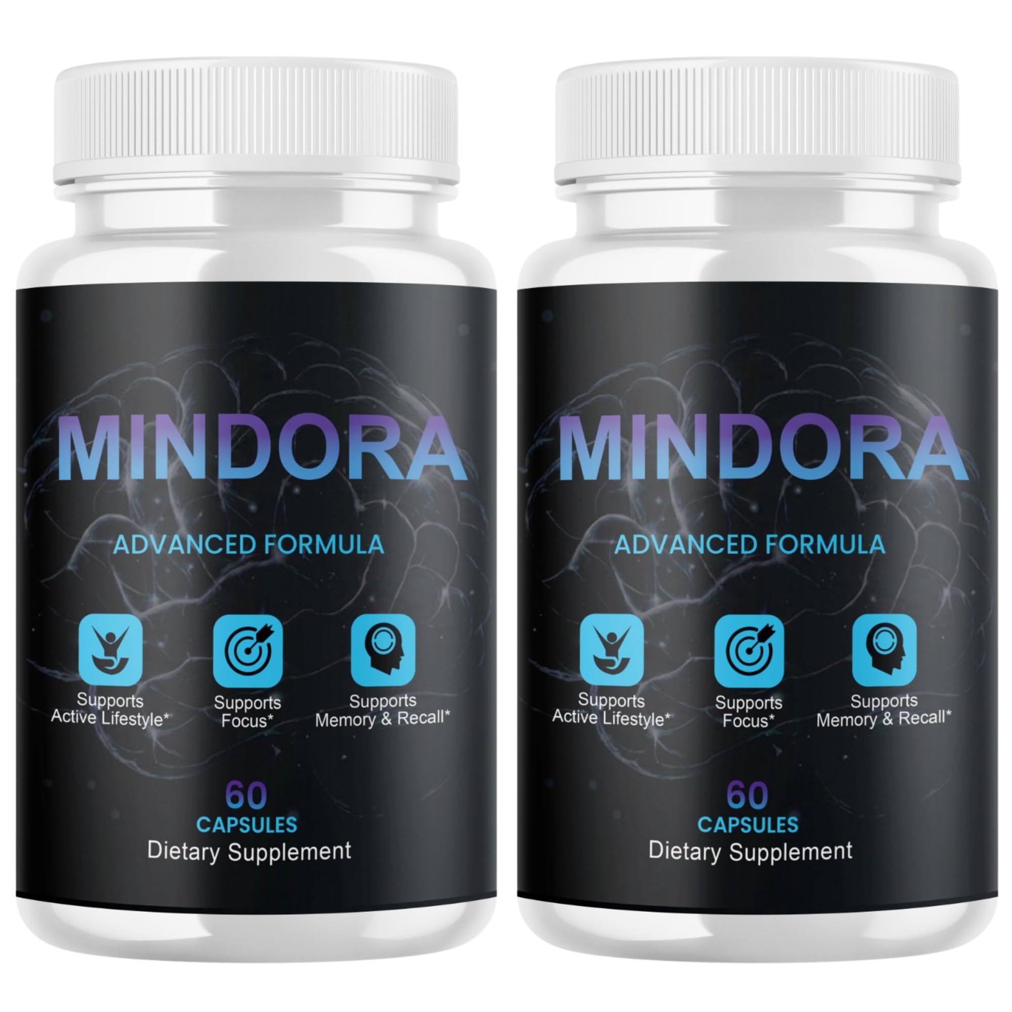 Mindora Capsules – 2 Pack, 120 Capsules Total