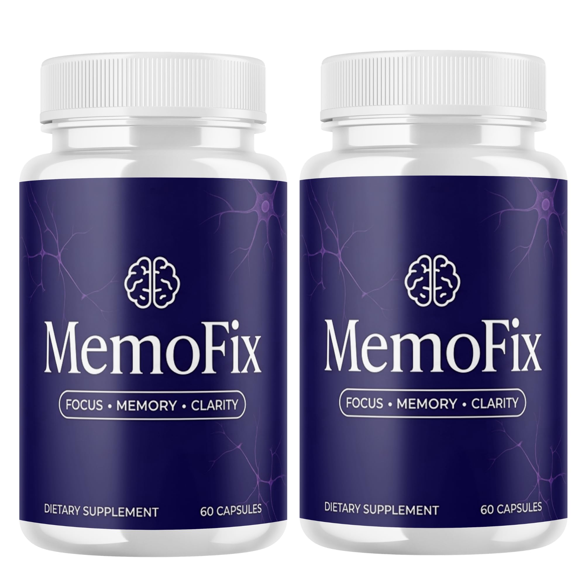 MemoFix Dietary Supplement - 2 Pack (120 Capsules Total)