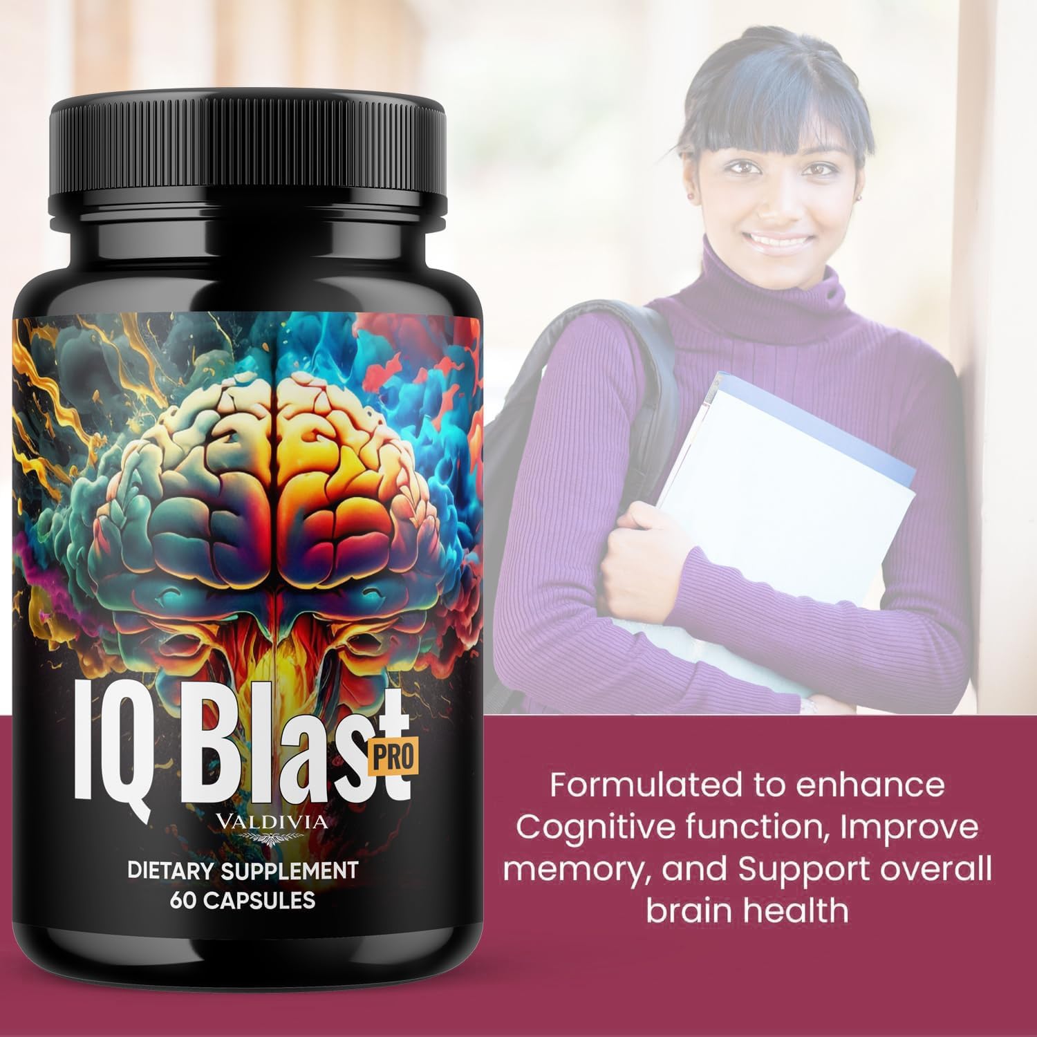 IQblast Pro Supplement Capsules - 3 Pack