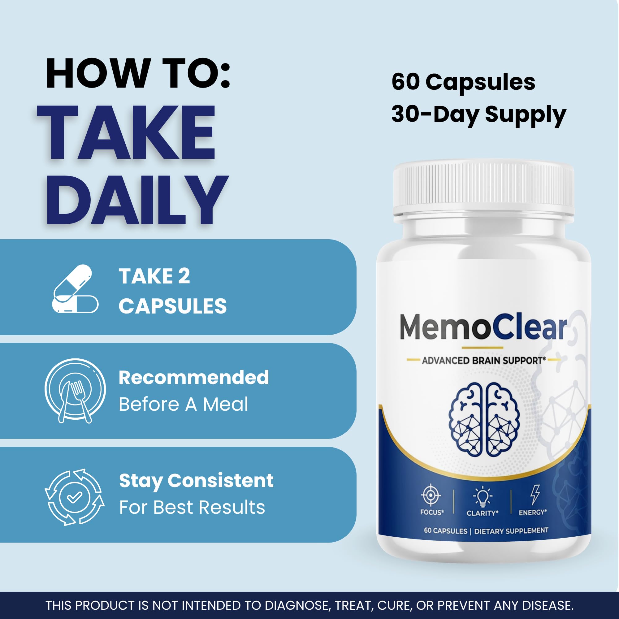 Valdivia MemoClear - 60 Capsules (1 Pack)