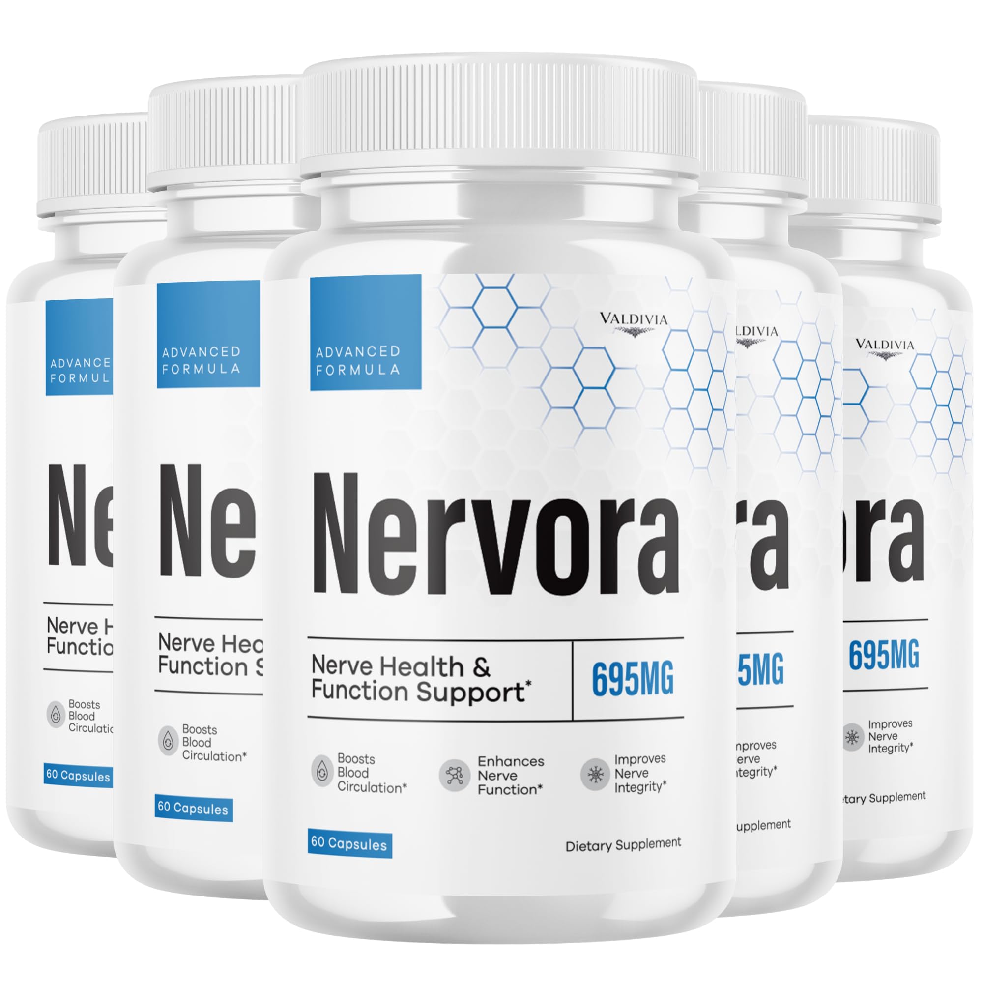 Valdivia Nervora Capsules – 300 Capsules (5 Pack)