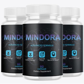Mindora Supplement Capsules - 180 Count (3 Pack)