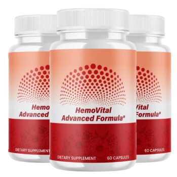 HemoVital Capsules Dietary Supplement, 3-Pack, 180 Capsules