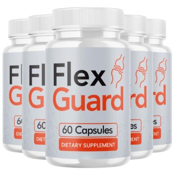 Flex Guard Dietary Supplement, 60 Capsules per Bottle, 5 Pack