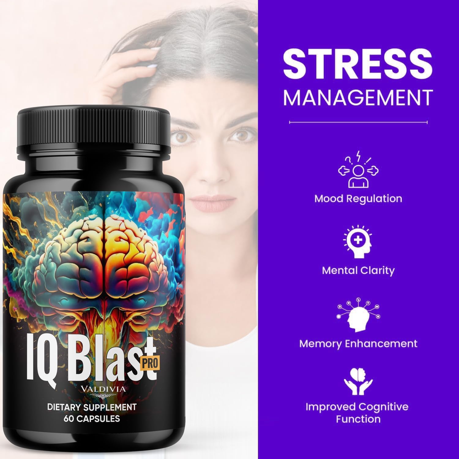 IQblast Pro Supplement Capsules (1 Pack)