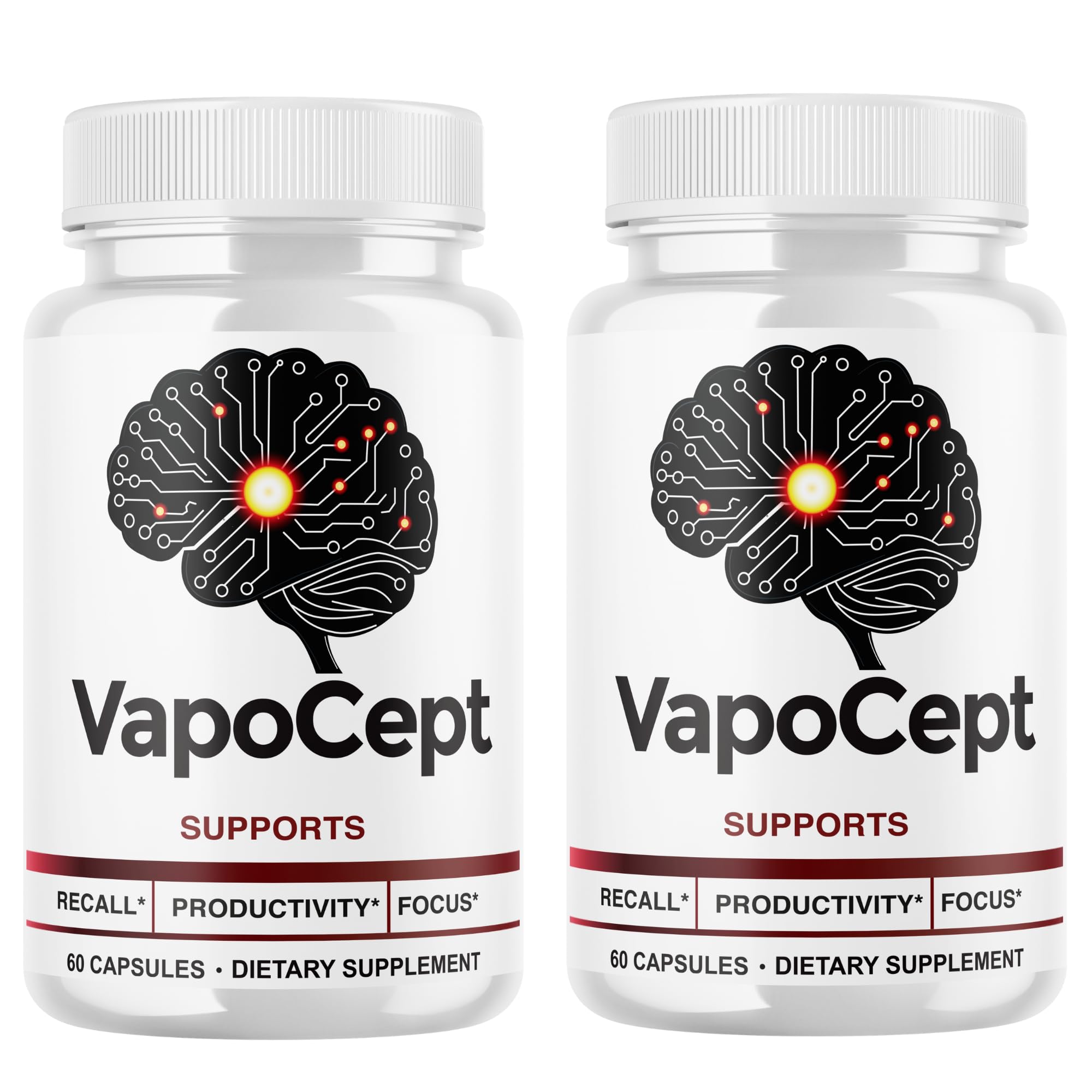 VapoCept Capsules – 2 Pack, 120 Capsules Total