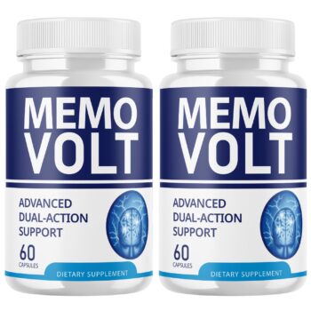 Memo Volt Dietary Supplement Capsules, 2-Pack (120 Capsules Total)