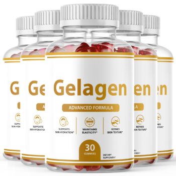 Gelagen Gummies, 5 Bottles, 150 Gummies Total (5 Pack)