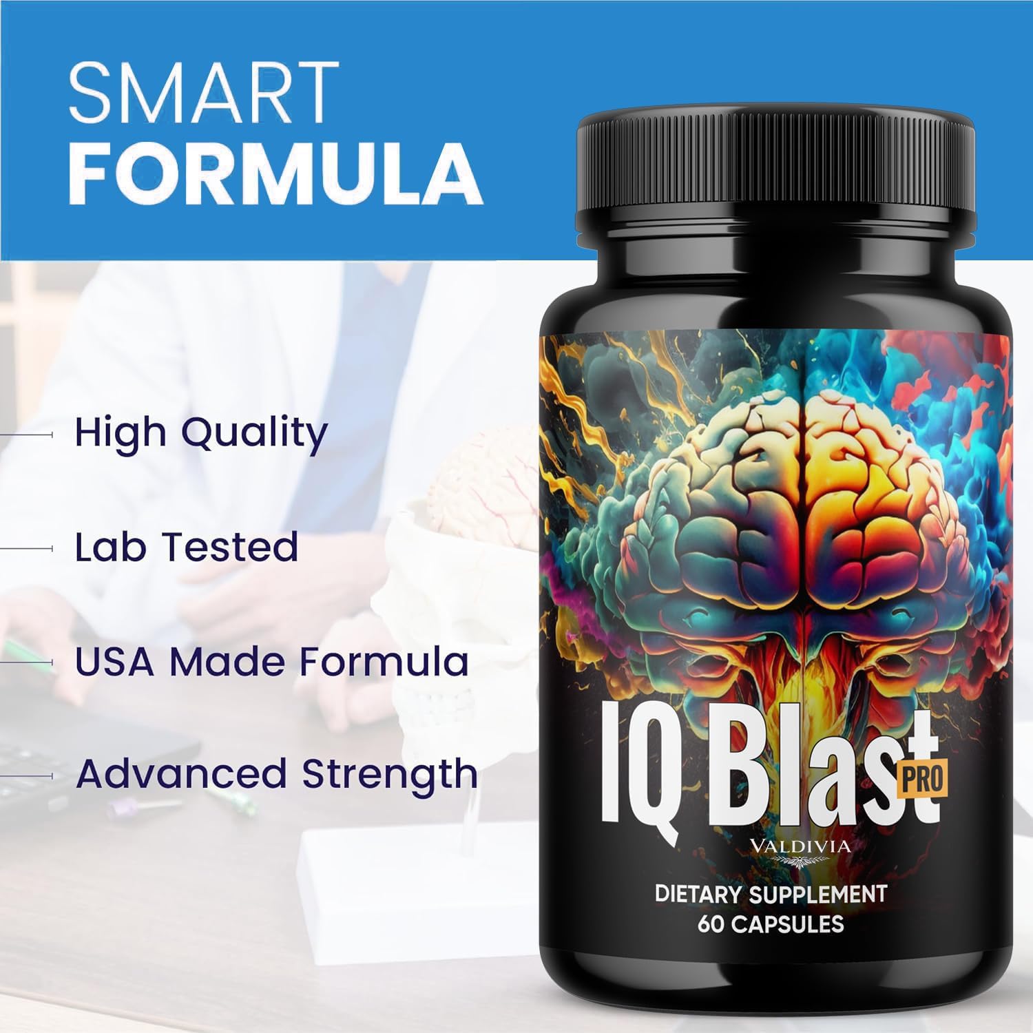 IQblast Pro Supplement Capsules (1 Pack)