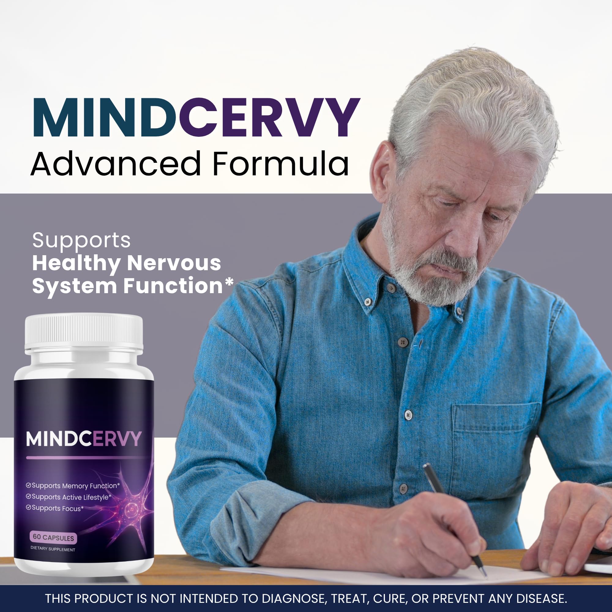 Mind Cervy Capsules, 180 Count (3 Pack)