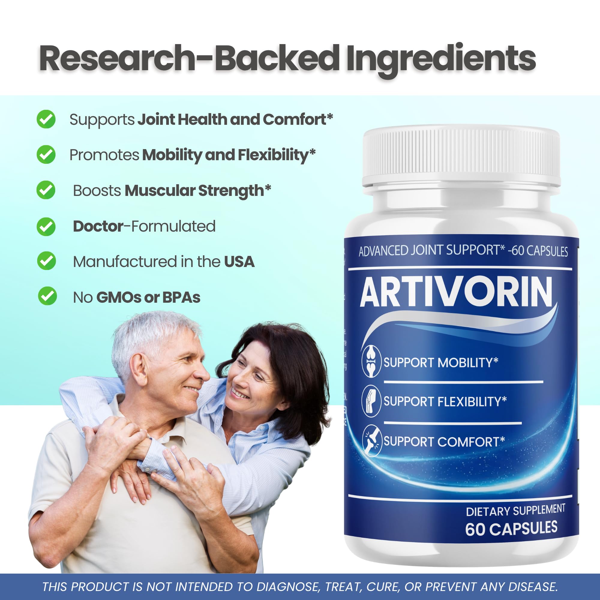 Artivorin Supplement Capsules - 300 Count (5 Pack)