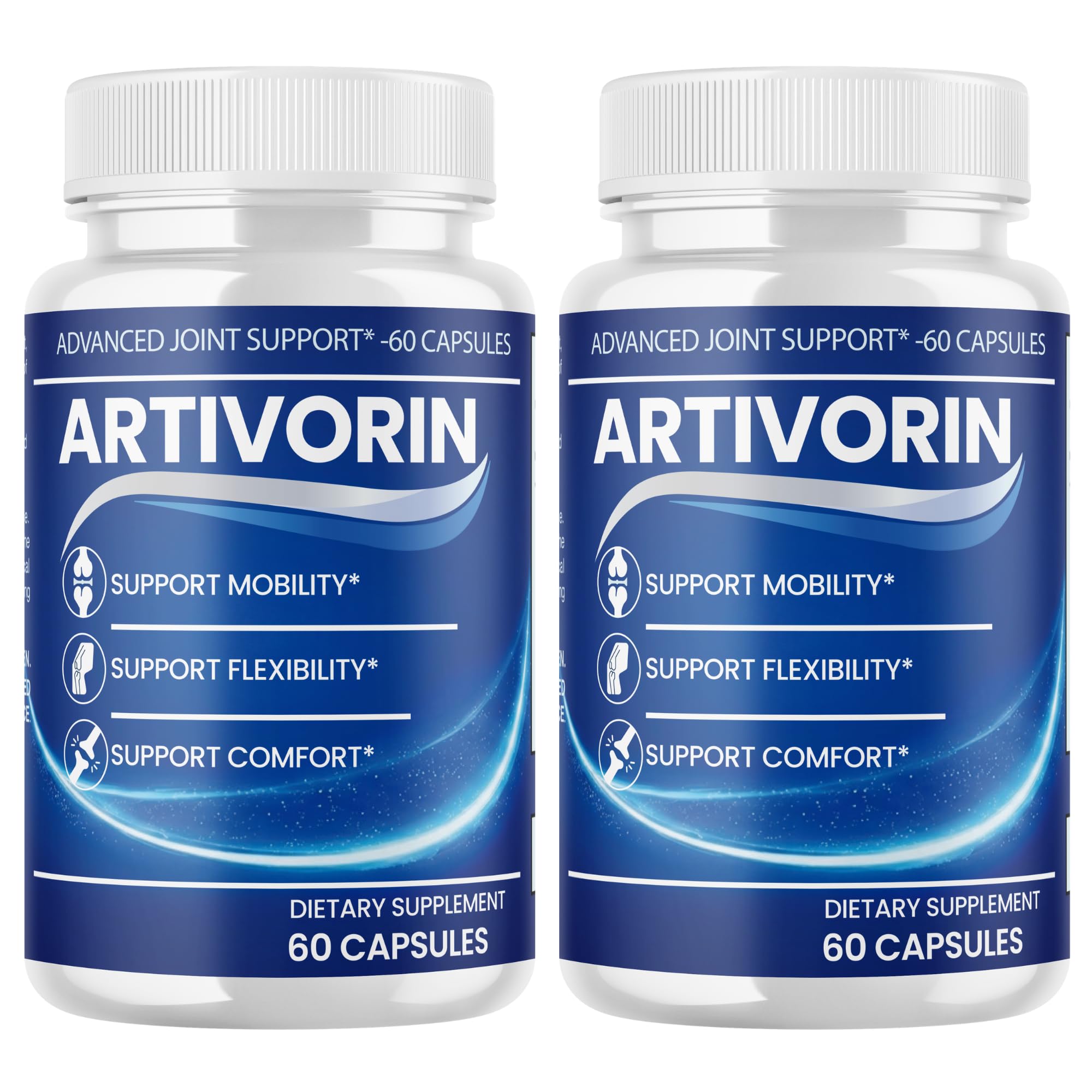 Artivorin Capsules, 120 Total - 2 Bottles of 60
