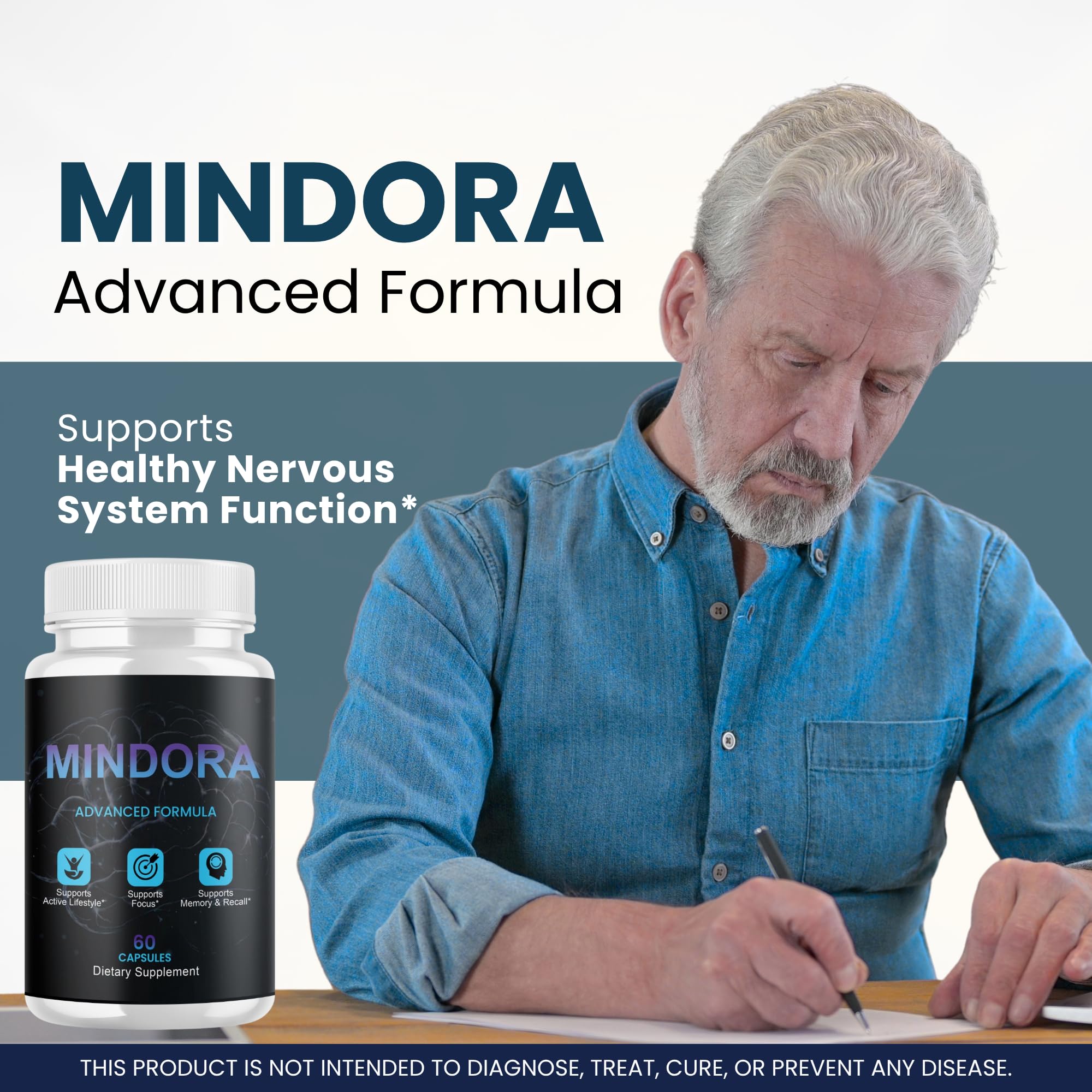 Mindora Capsules Supplement Pills, 300 Count (5-Pack)