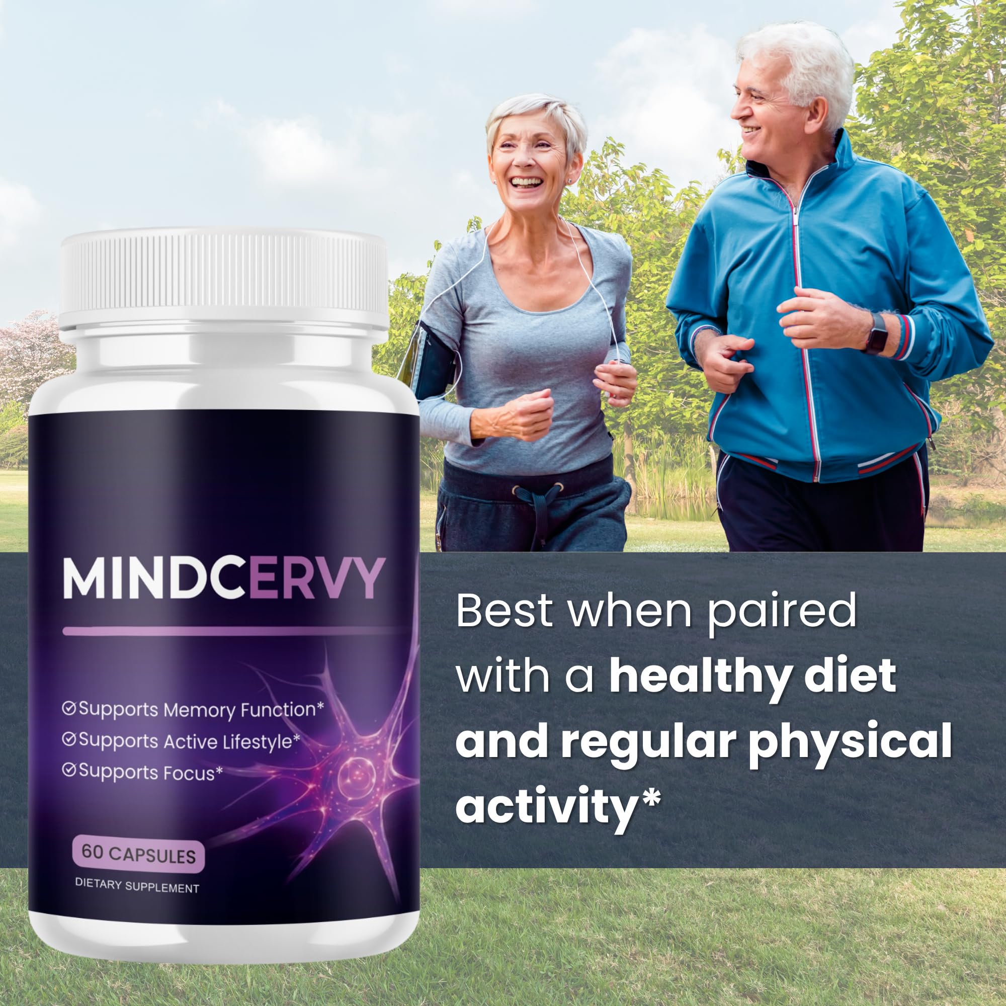 Mind Cervy Capsules, 180 Count (3 Pack)