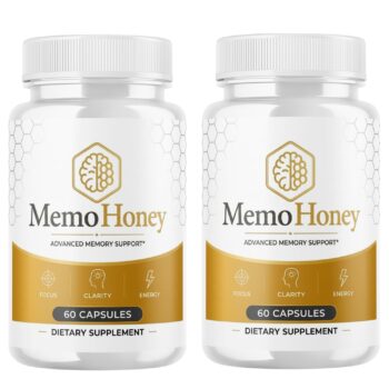 Memo Honey Dietary Supplement Capsules, 2 Bottles (120 Capsules Total)