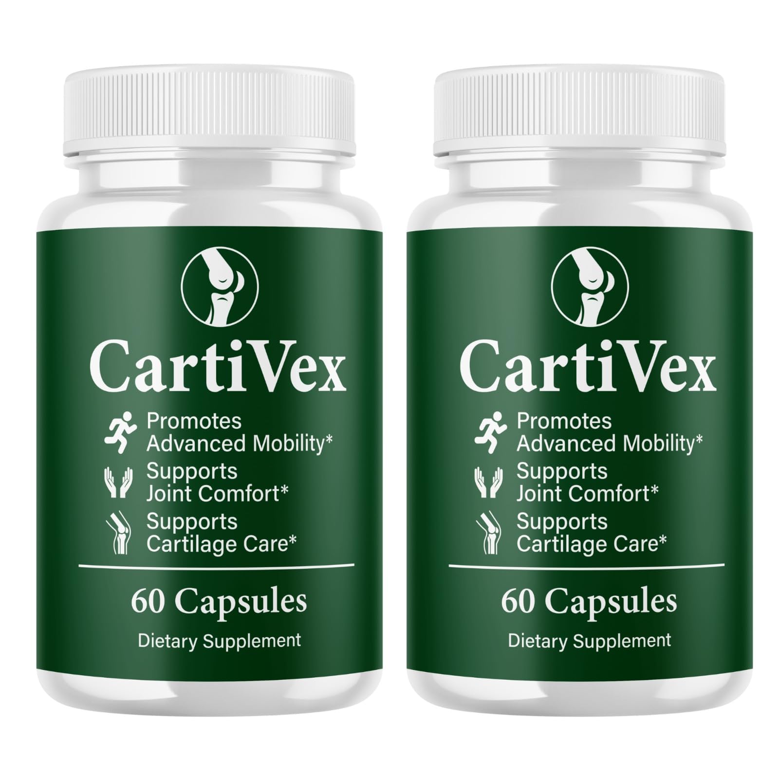 CartiVex 2 Bottles — 60 Capsules Each