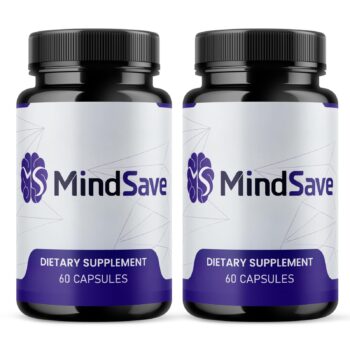 MindSave, 2 Bottles — 60 Capsules Each