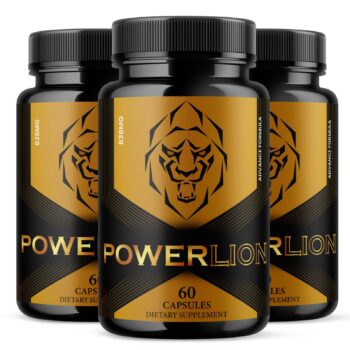 PowerLion – 3 Bottles, 60 Capsules Each