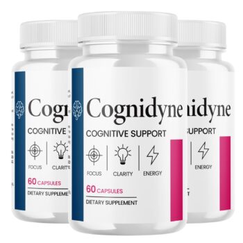 Cognidyne Dietary Supplement - 3 Bottles, 60 Capsules Each