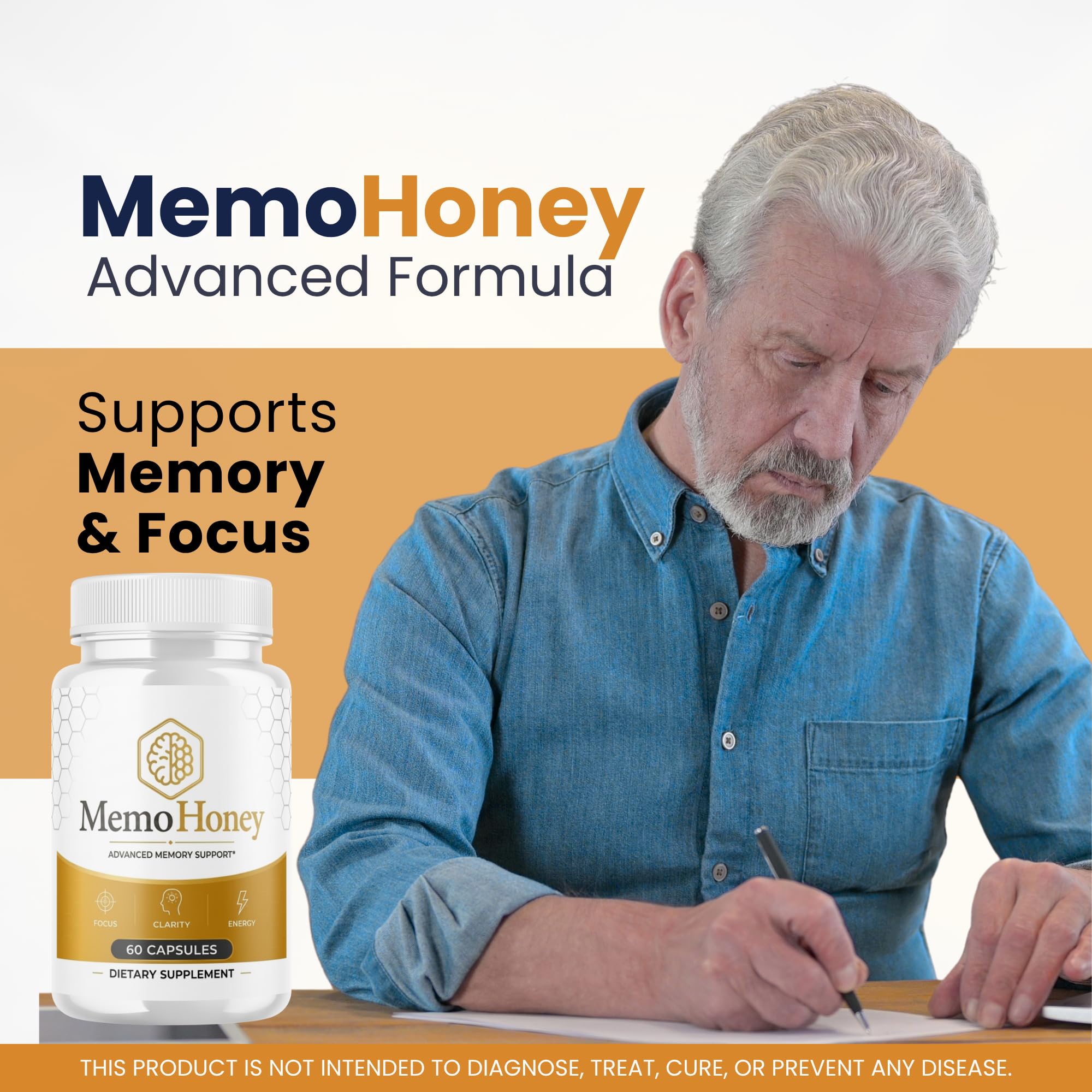 Memo Honey Dietary Supplement Capsules, 5-Pack (300 Capsules Total)